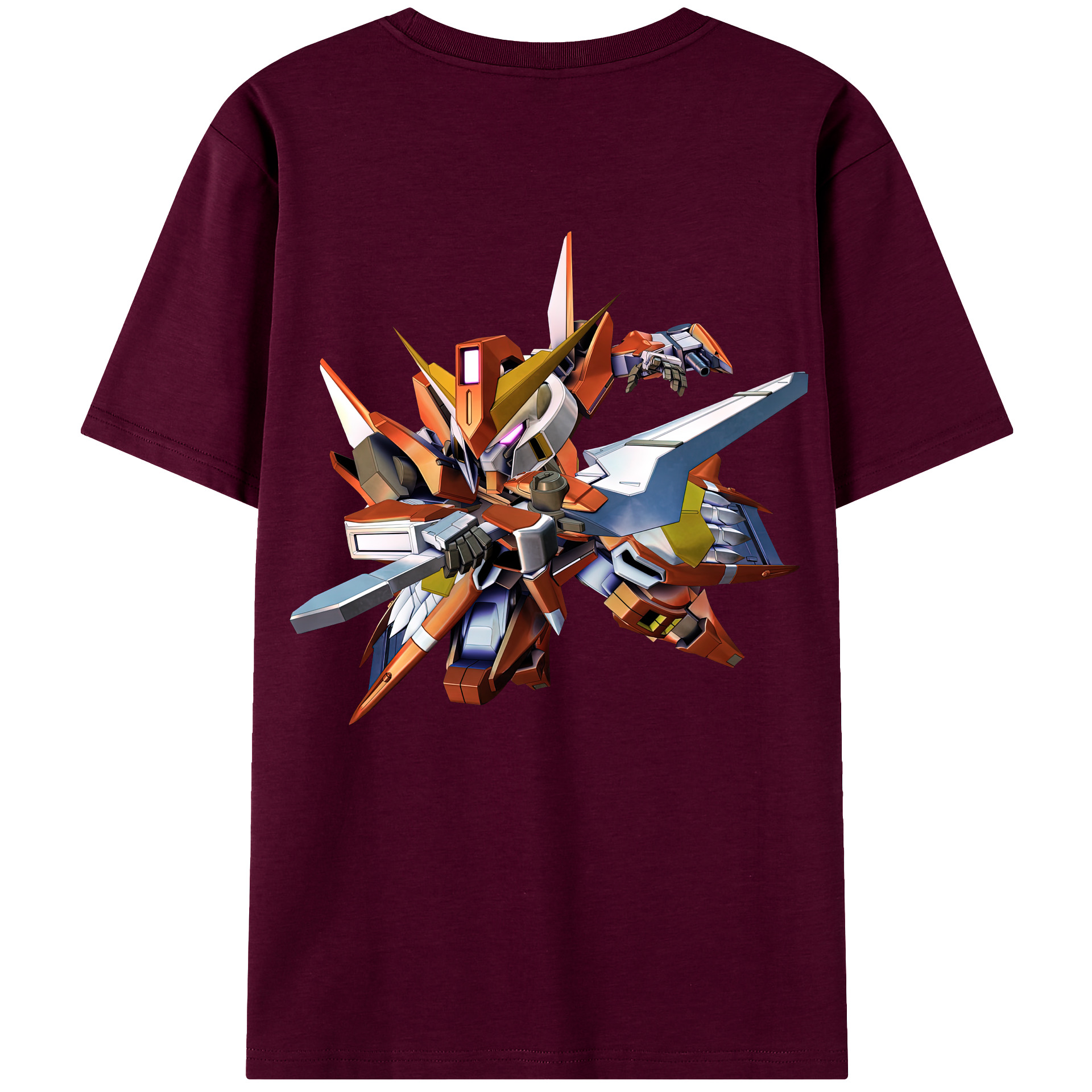 （画像用） 機動戦士ガンダム Mobile Suit Gundam レディース半袖Tシャツ(バックプリント)